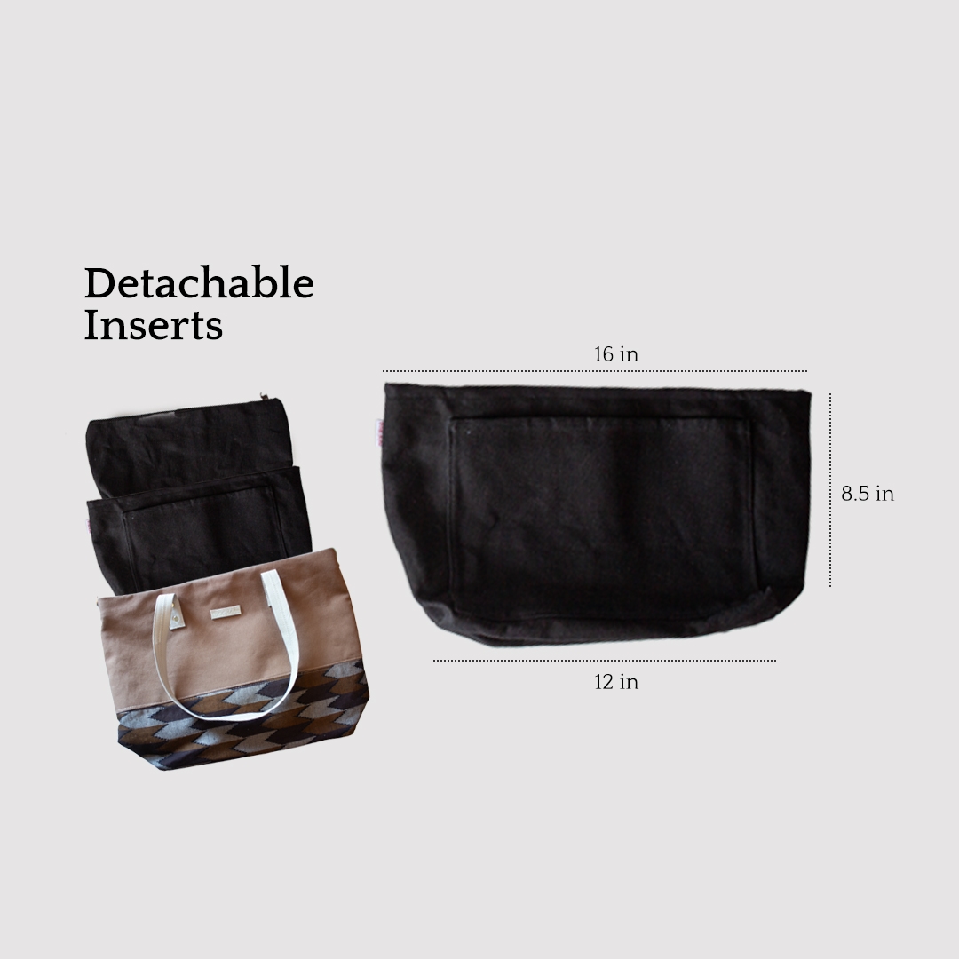 Buna Flip Tote - Dune - Image 5